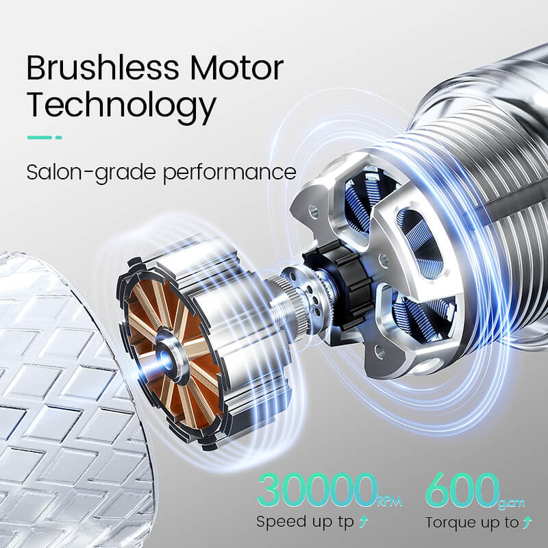 L'UGX Luxe Brushless Nail Drill – 30,000RPM | Rechargeable | Powerful - Image 4