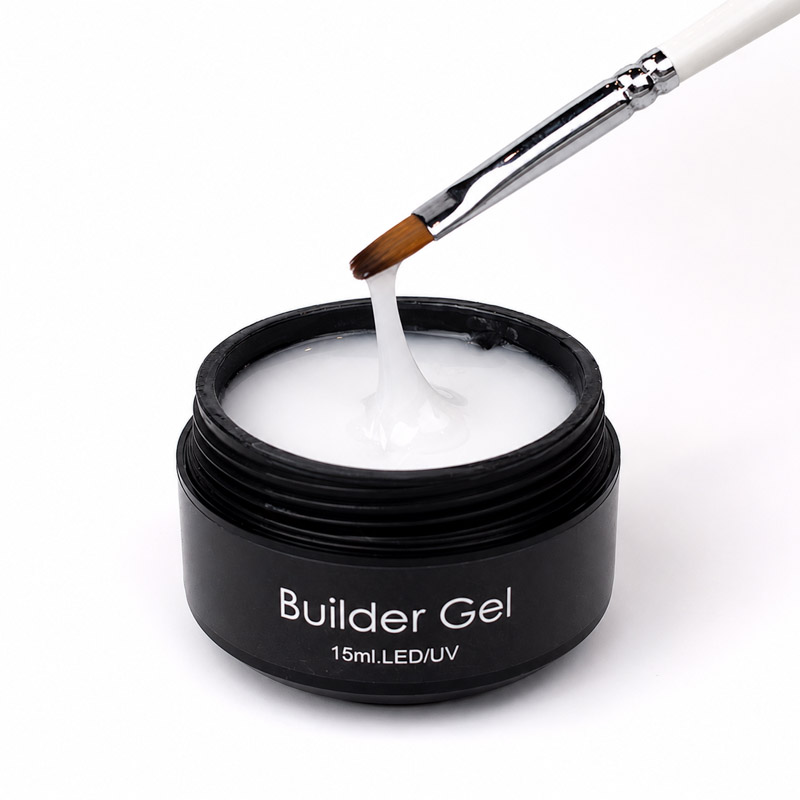 Glossy K Builder Gel 002 – Milky White - Image 2