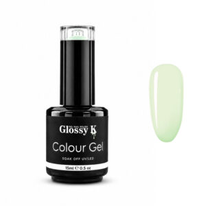 Glossy K professional Korean colour gel polish for glossy, high-pigment salon manicures, gel nails, overlays, and nail art.