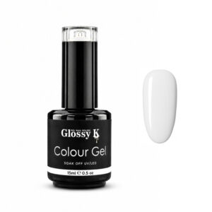Glossy K professional Korean colour gel polish for glossy, high-pigment salon manicures, gel nails, overlays, and nail art.