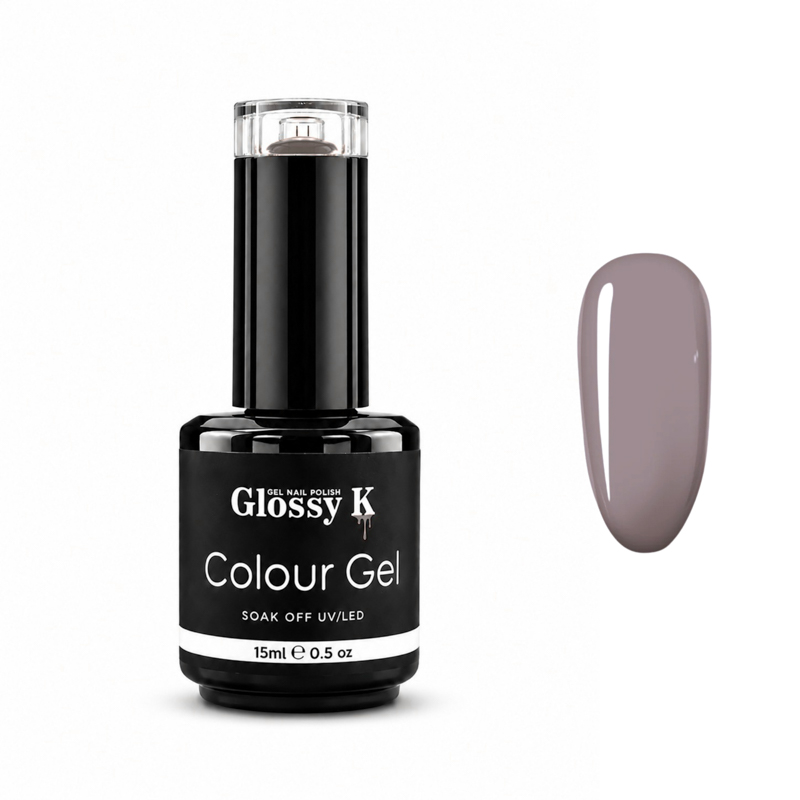 Glossy K professional Korean colour gel polish for glossy, high-pigment salon manicures, gel nails, overlays, and nail art.