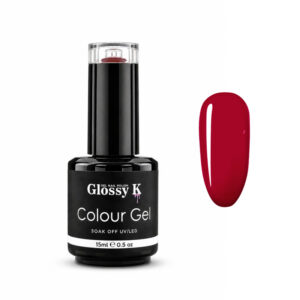 Glossy K professional Korean colour gel polish for glossy, high-pigment salon manicures, gel nails, overlays, and nail art.