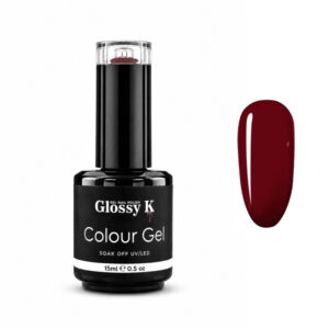 Glossy K professional Korean colour gel polish for glossy, high-pigment salon manicures, gel nails, overlays, and nail art.