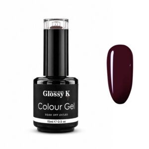 Glossy K professional Korean colour gel polish for glossy, high-pigment salon manicures, gel nails, overlays, and nail art.