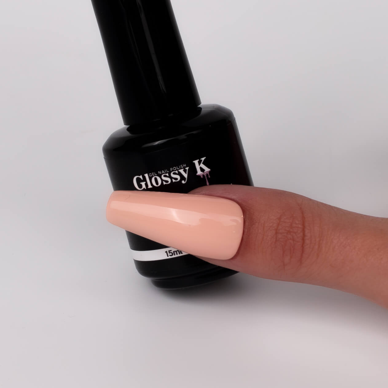 Glossy K Gel Polish 011 – Nude - Image 3
