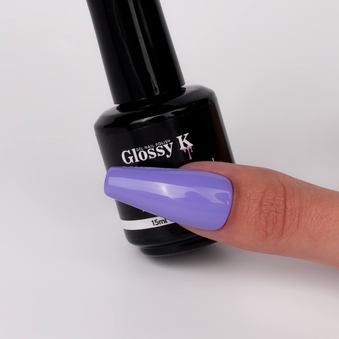 Glossy K Gel Polish 030 – Vibrant Purple - Image 3