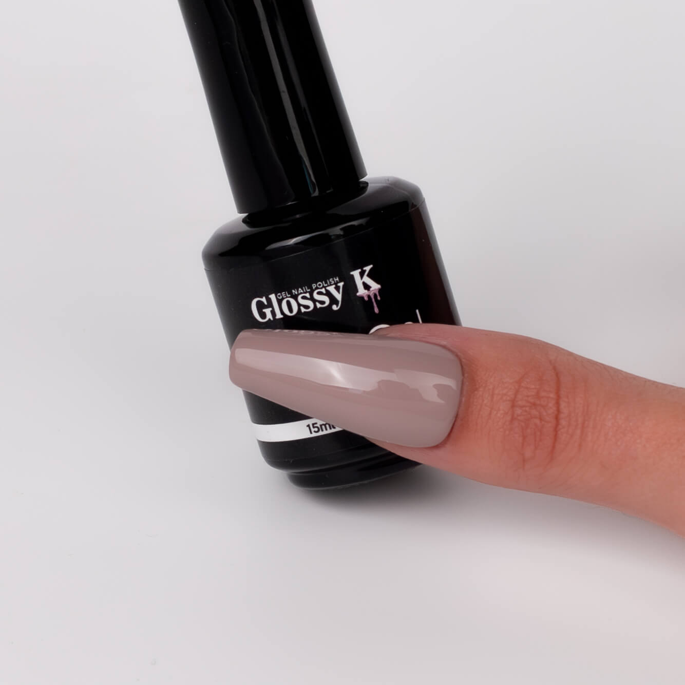 Glossy K Gel Polish 038 – Taupe - Image 3