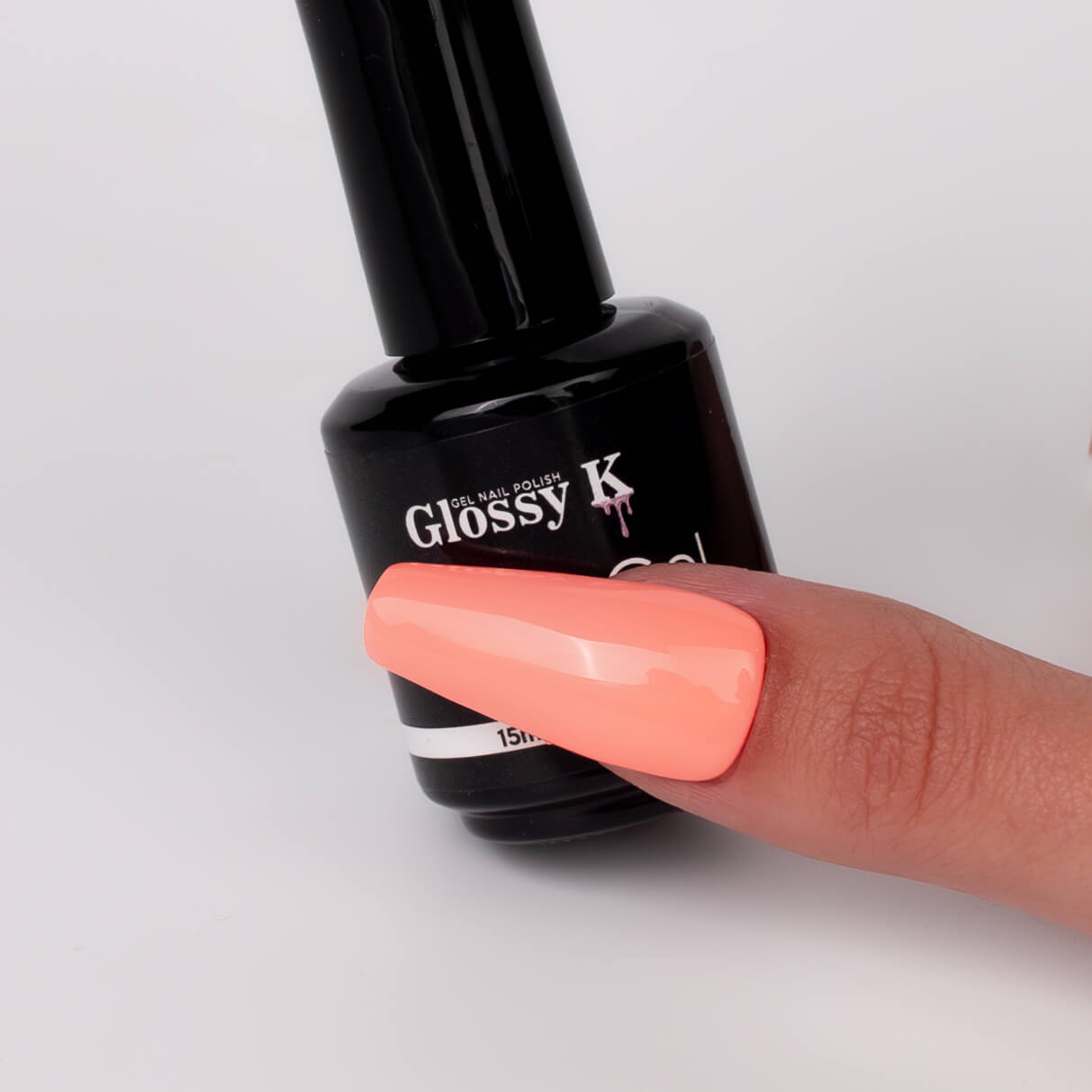 Glossy K Gel Polish 039 – Salmon - Image 3
