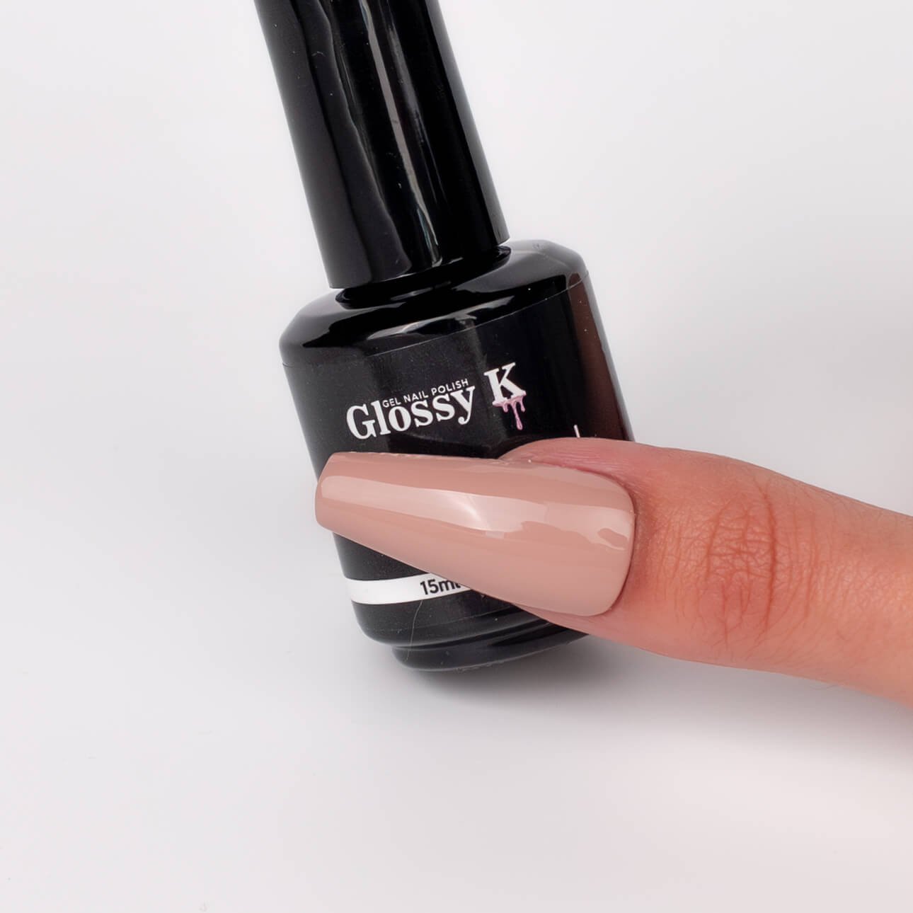 Glossy K Gel Polish 046 – Mocha - Image 3