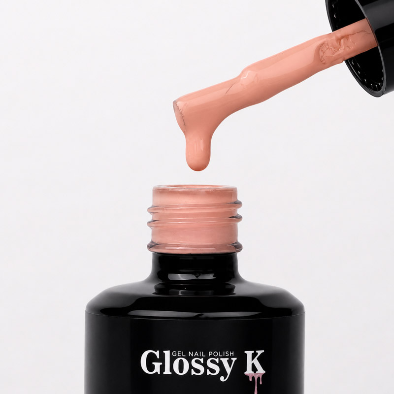 Glossy K Gel Polish 011 – Nude - Image 2