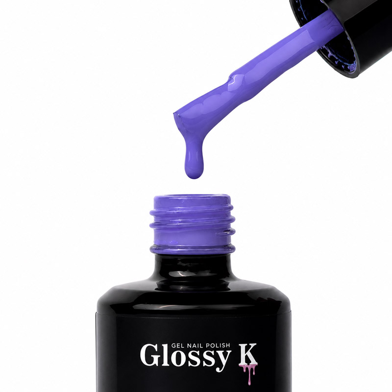 Glossy K Gel Polish 030 – Vibrant Purple - Image 2