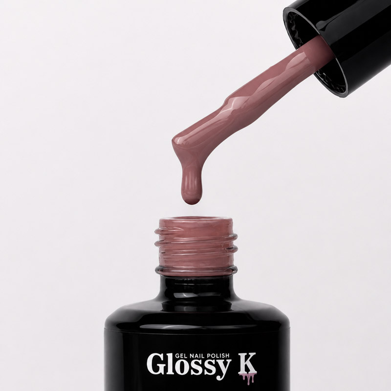 Glossy K Gel Polish 036 – Modern Mocha - Image 2