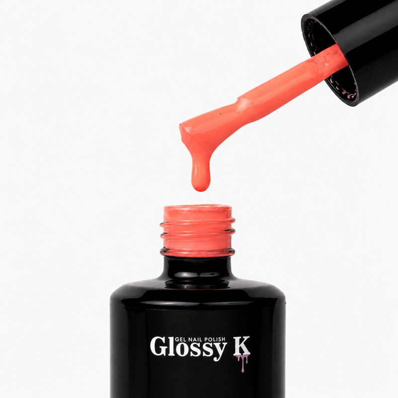 Glossy K Gel Polish 039 – Salmon - Image 2