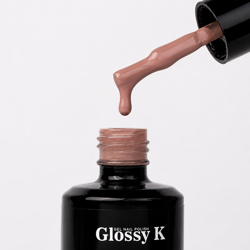 Glossy K Gel Polish 046 – Mocha - Image 2