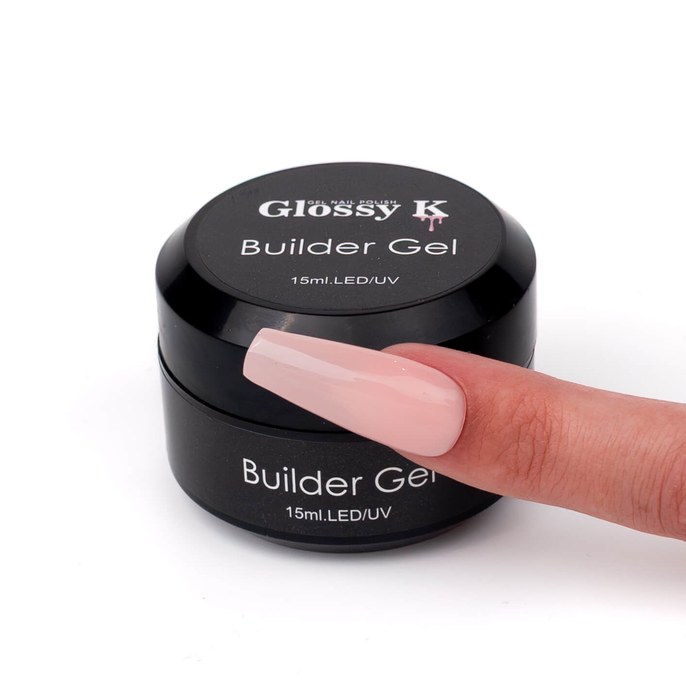 Glossy K Builder Gel 004 – Nude Pink - Image 3