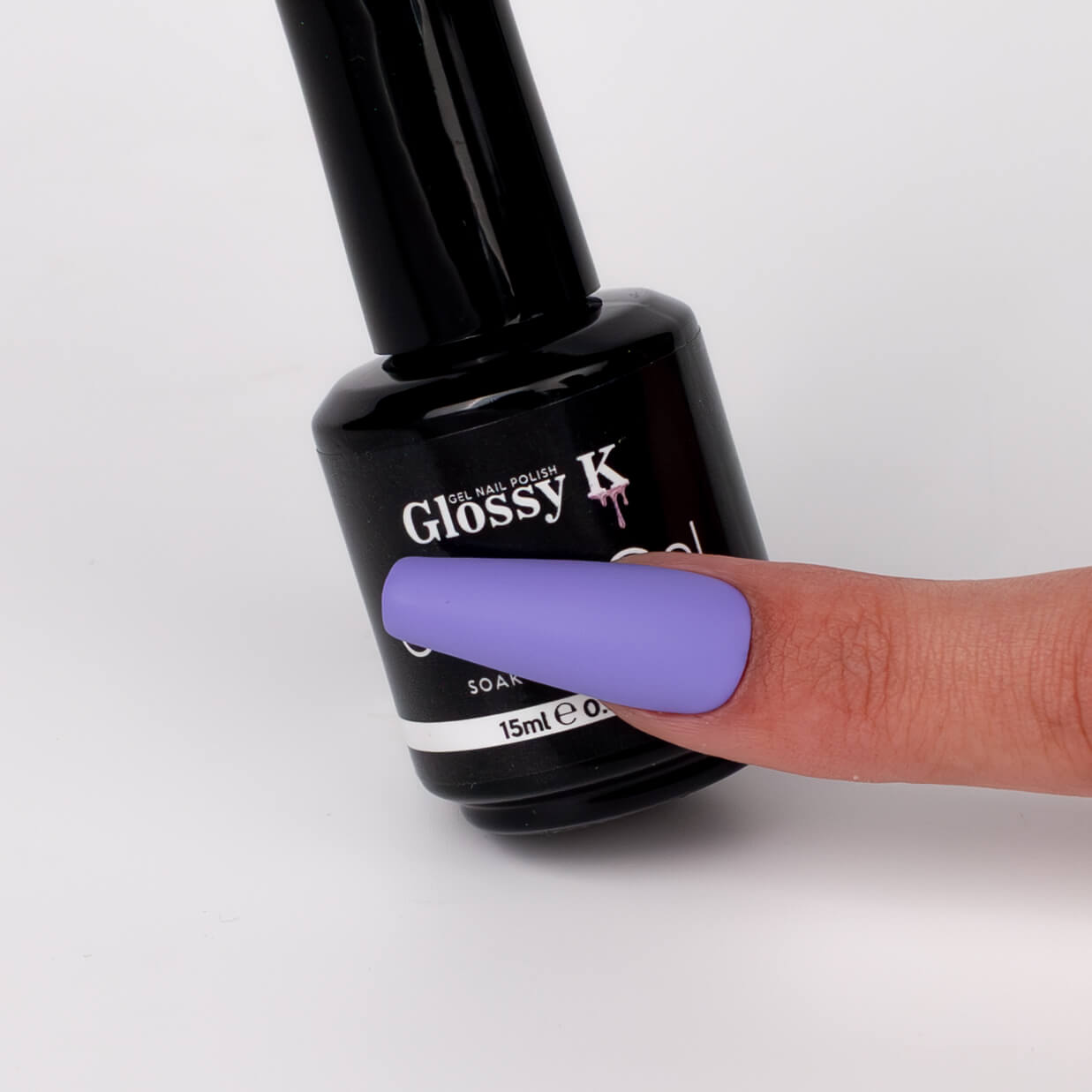 Glossy K Gel Polish 030 – Vibrant Purple - Image 4