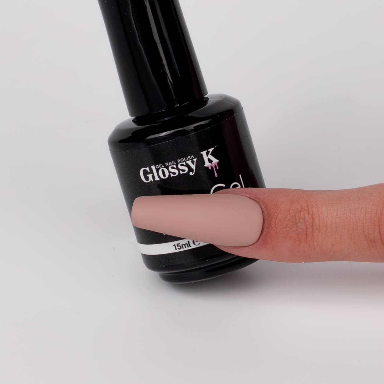 Glossy K Gel Polish 046 – Mocha - Image 4