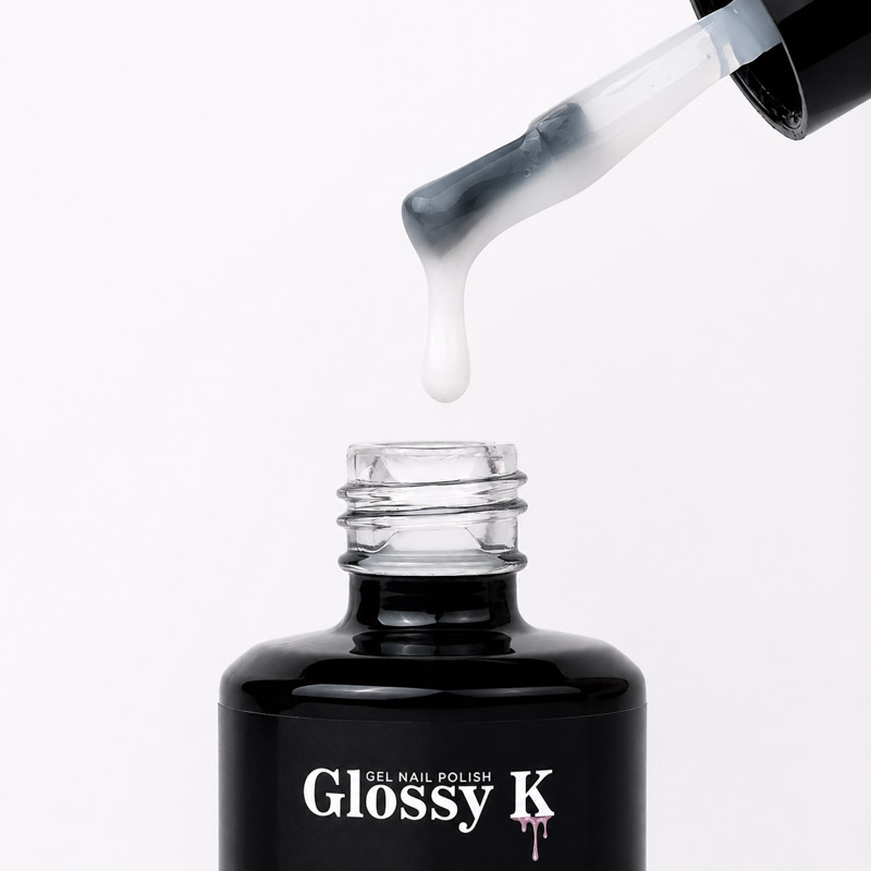 Glossy K Rubber Base 002 – Milky White - Image 2