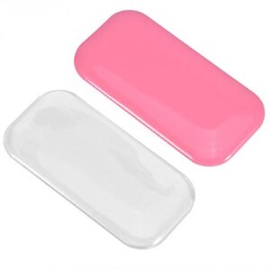 Silicone lash and glue pad