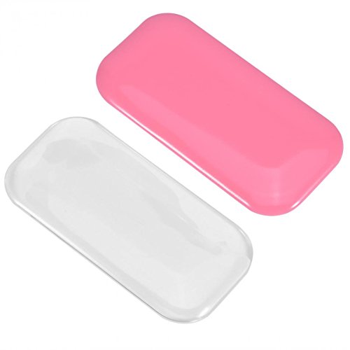 Silicone lash and glue pad