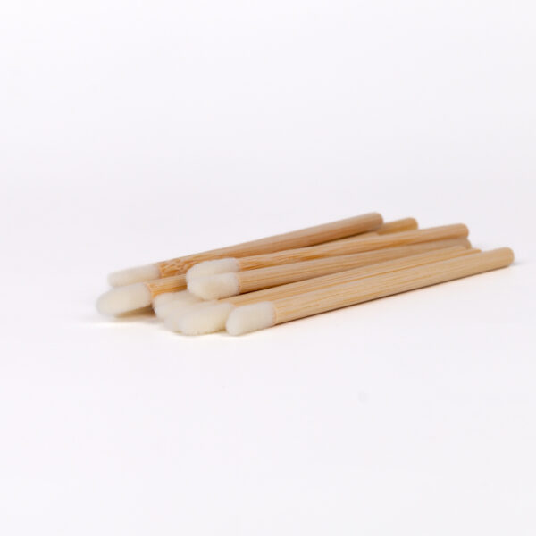 Lipgloss brushes with Bamboo Stick (pack of 50)
