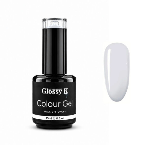 Glossy K Gel Polish 001 - Light Grey