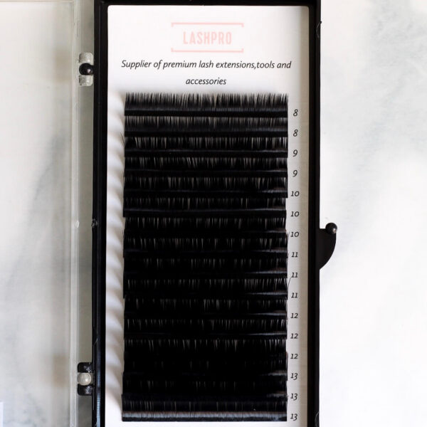 L curl mixed length trays (16 rows)