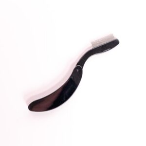 Foldable metal eyebrow/eyelash comb