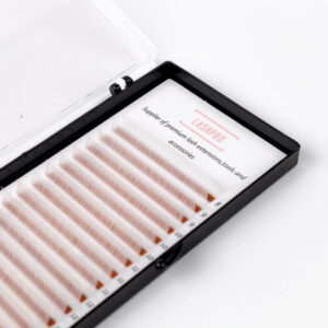 White lash extensions (16 rows mixed length trays)