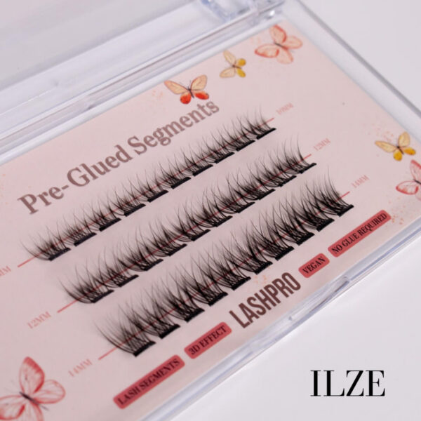 Pre-glued lash segments - Flutter Luxe Collection