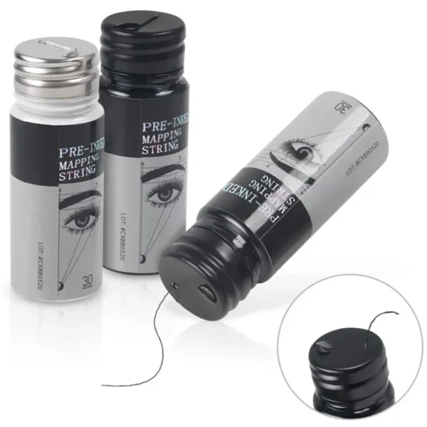 Pre-Inked Eyebrow Mapping String – 30m